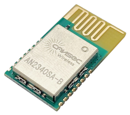 CANSEC AN2340 BLE 5.3 /ZigBee Multiprotocol de pequeño tamaño con baja energía en el comando Beacon personalizable CC2340