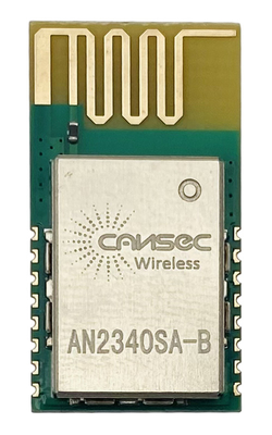 CANSEC AN2340 BLE 5.3 /ZigBee Multiprotocol de pequeño tamaño con baja energía en el comando Beacon personalizable CC2340