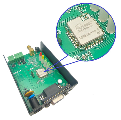 Dtu Rs232 Rs485 al servidor Wifi Ethernet Transmisor y receptor LoRa inalámbrico ST STM32WLE5J8I6