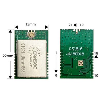 Módulo sub 14dBm del gigahertz de S1SPI-UA-A 1uA con el chipset del ST Spirit-1